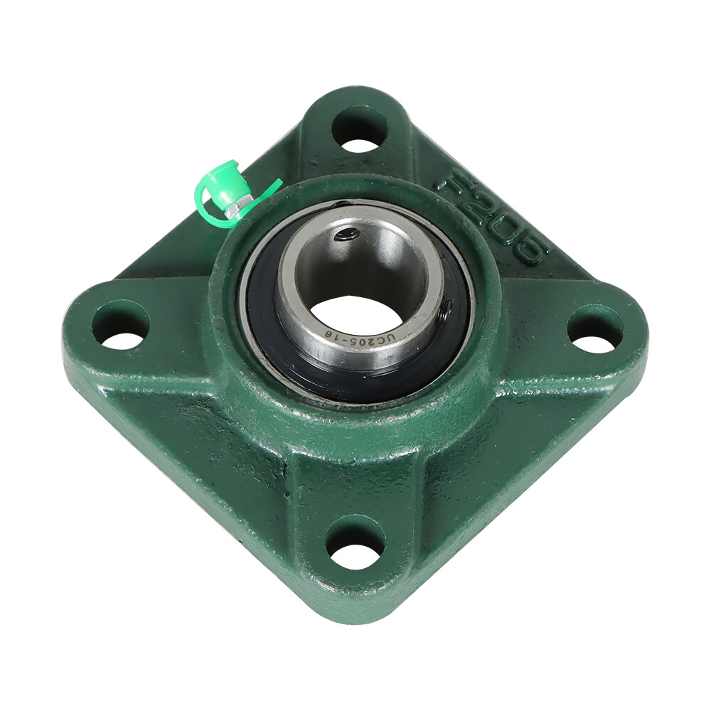 10 Pack UCF205-16 Pillow Block Flange Bearing 1" Bore 4 Bolt Solid Base