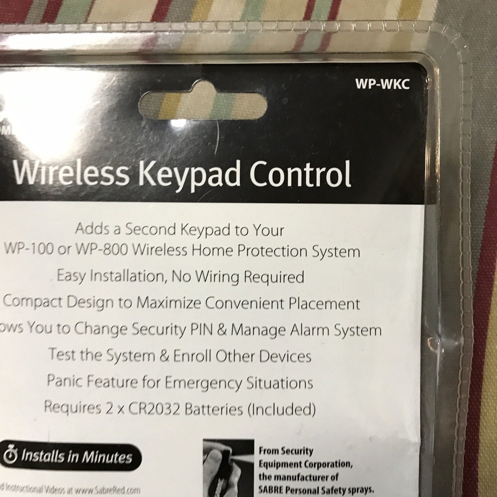 Sabre Wireless Keypad Control WP-WKC Brand New