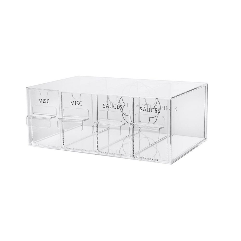 Simple Condiment Organizer Labeled