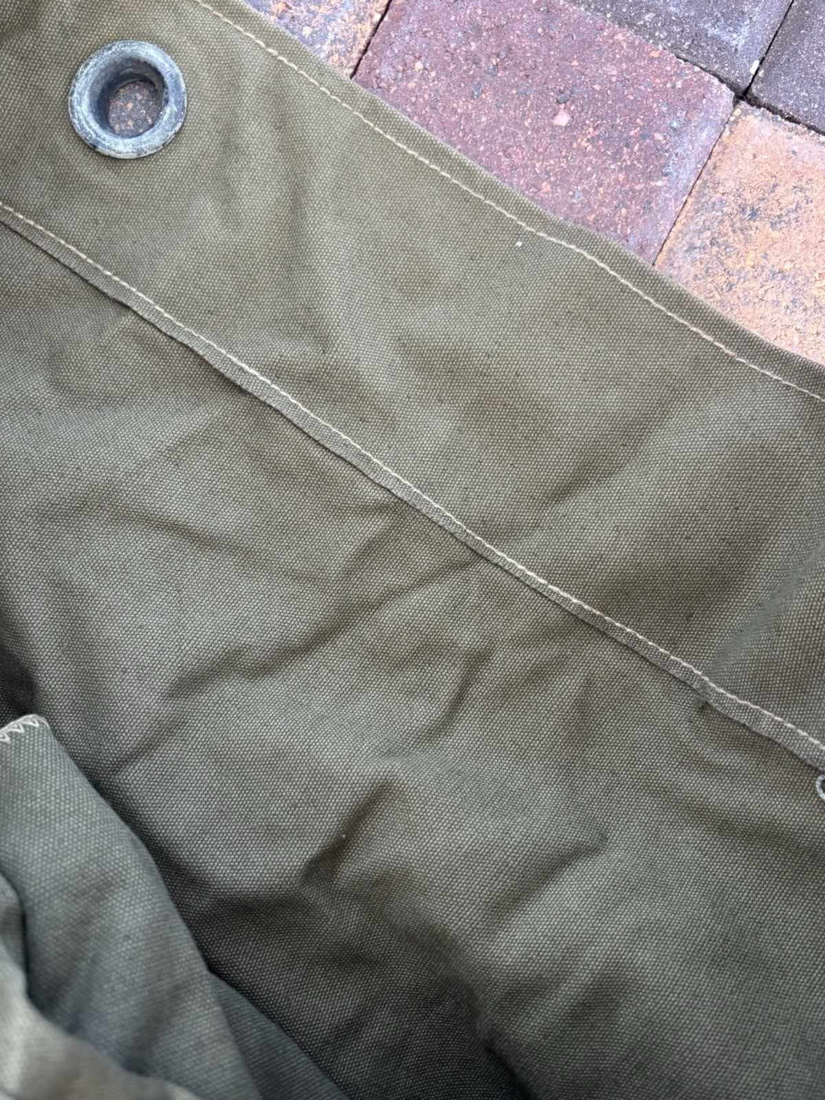 ORIGINAL WWII US ARMY INFANTRY SOLDIER GI DUFFLE BAG- TWEEDIE, 1944