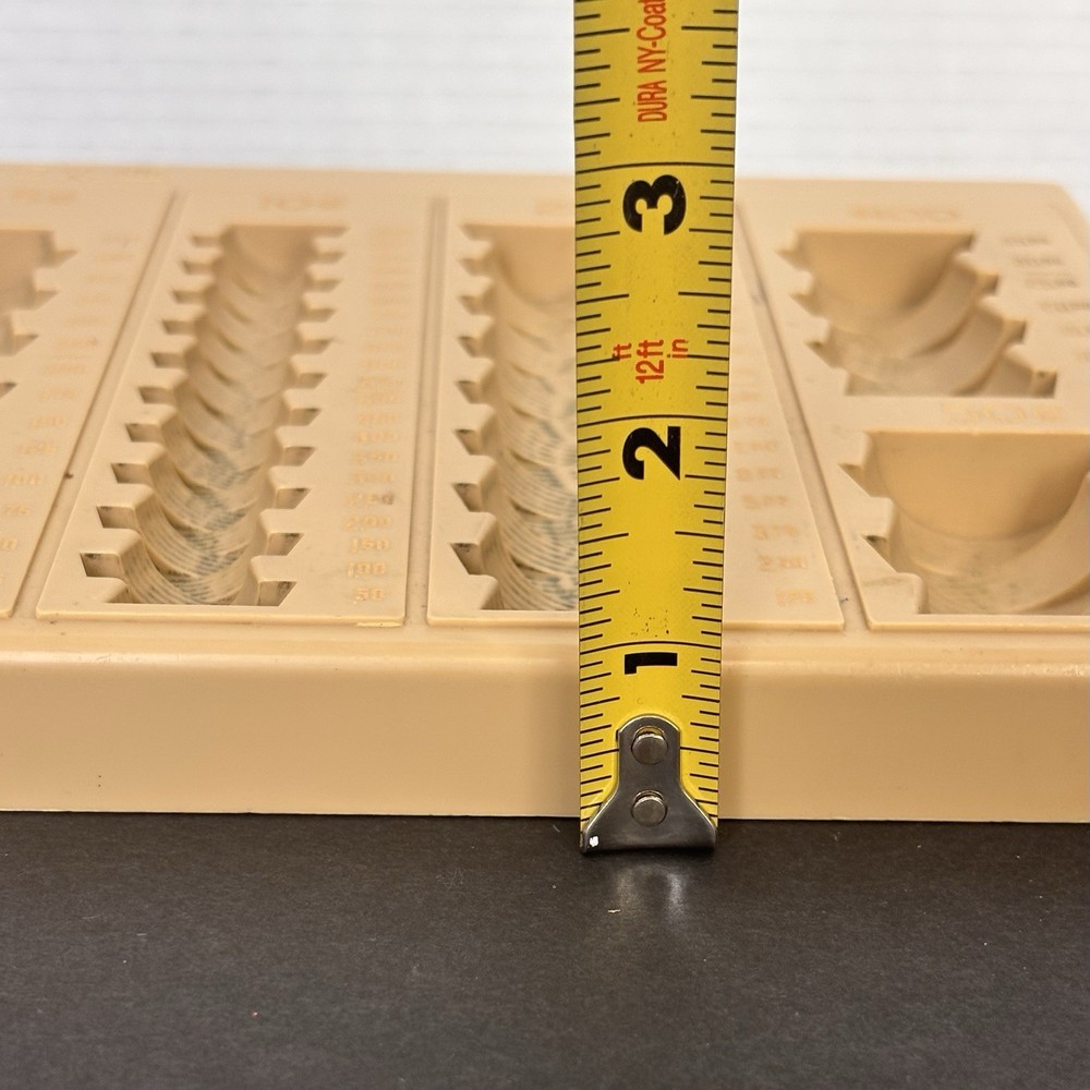 MMF Countex II One-Piece Plastic Coin Counting Tray & Sorter