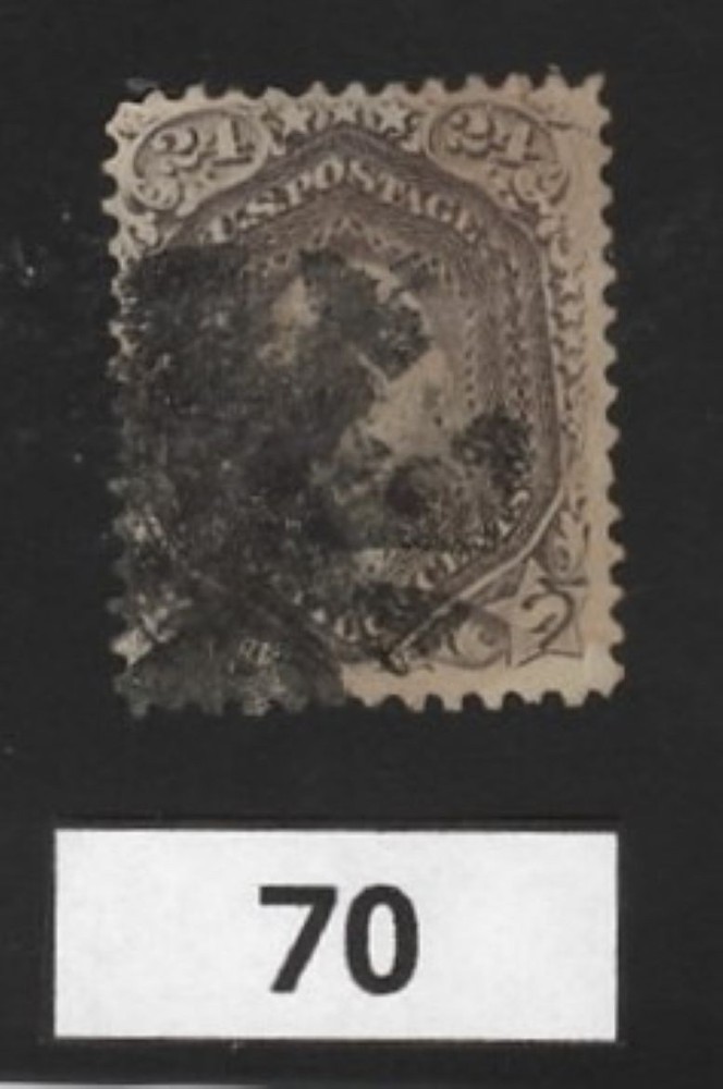 43--- Scott # 70 Used 1661 Washington Second Designs CV $300