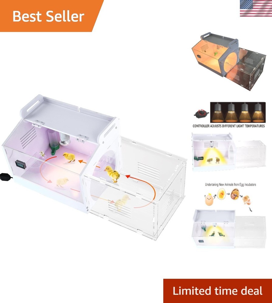 Iarge-Scale Chick Brooder Box Quail Cage Egg Incubator Chick Starter Kit Chicken