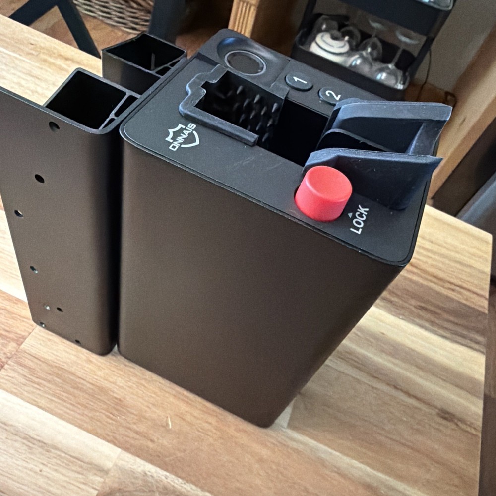 Firearm Fingerprint or Code Lock. Rechargeable Battery, USB-C Powered