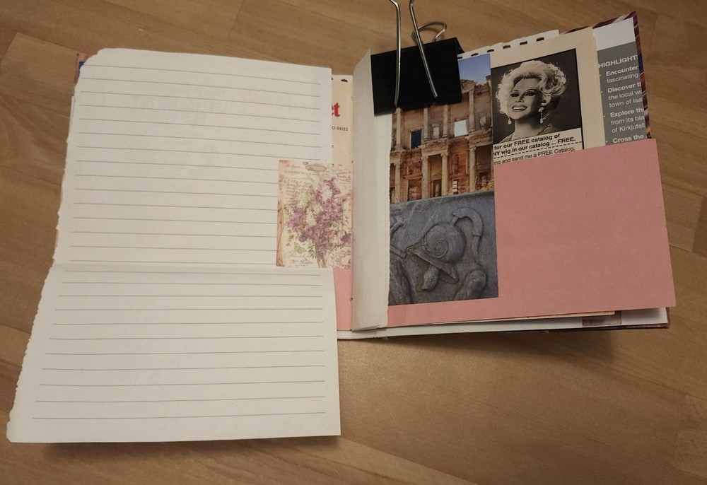 Handmade Junk Journal 60 pages 6x6"