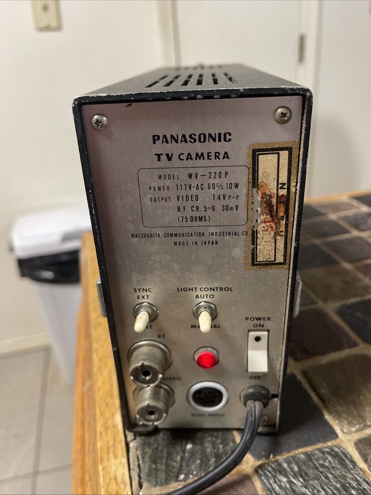 panasonic tv camera vintage, Model # WV 220P