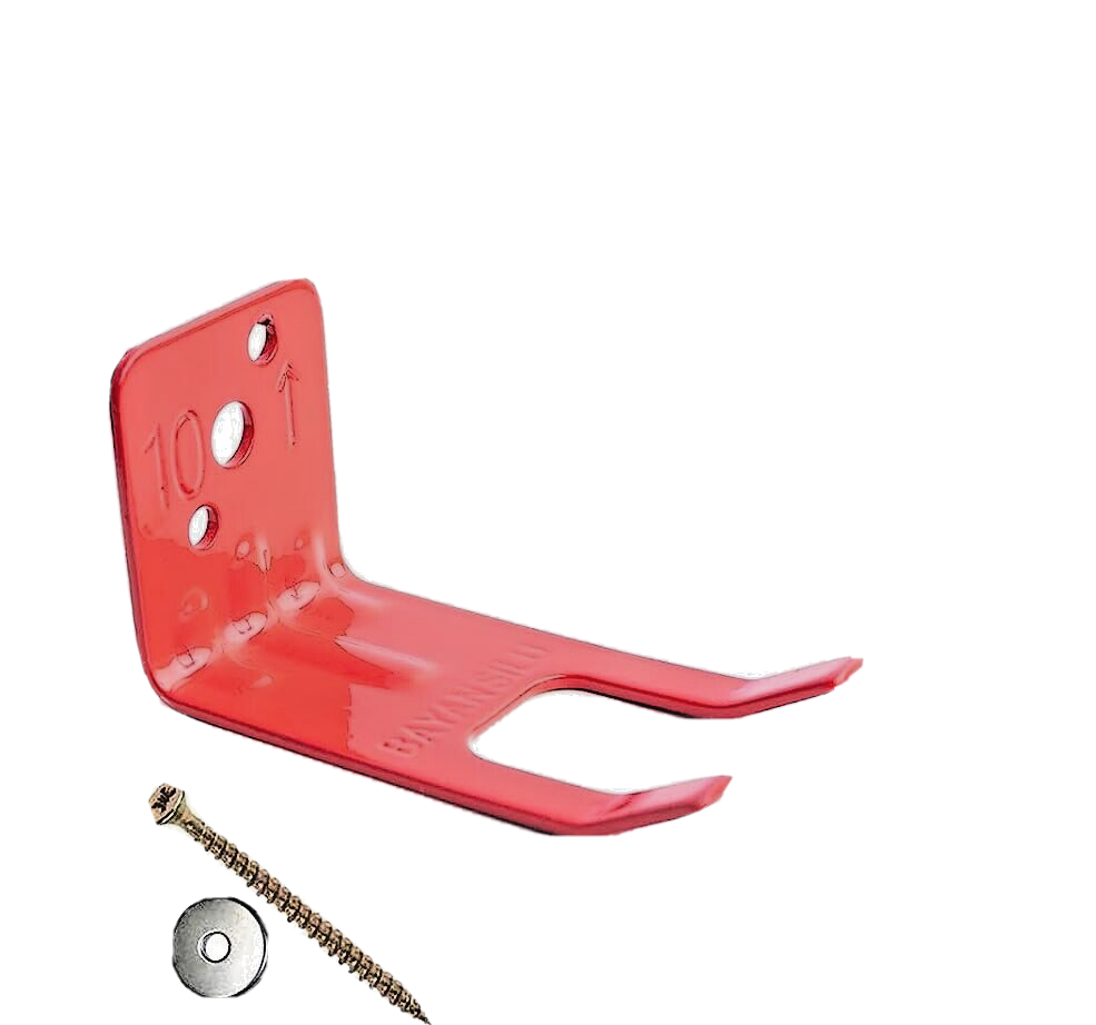🔥🧯 1-FORK STYLE WALL MOUNT 5 & 10 lb. SIZE FIRE EXTINGUISHER (AMEREX) BRACKET