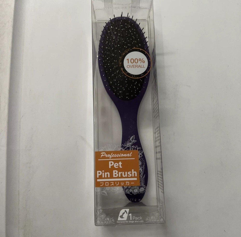 Professional pet pin brush *Purple*