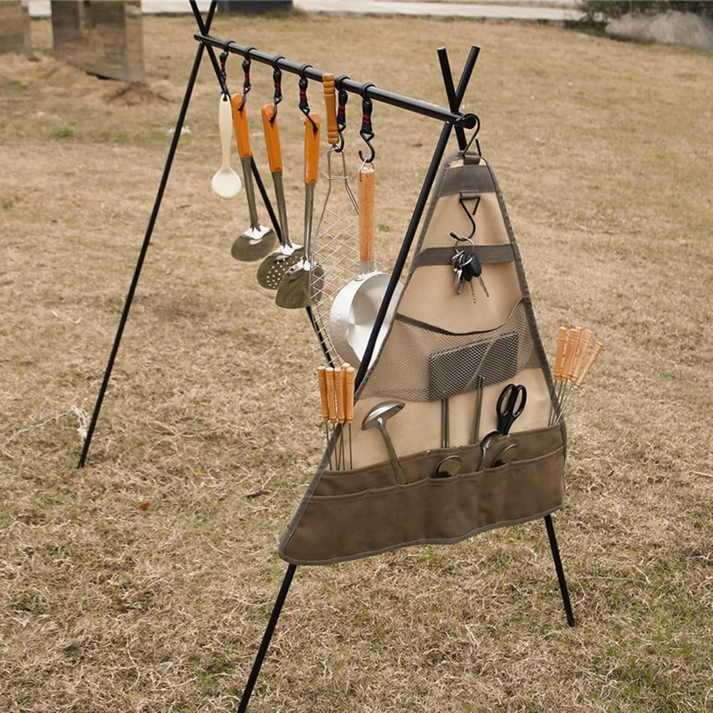 Multi-functional Camping Tableware Storage Bag Canvas