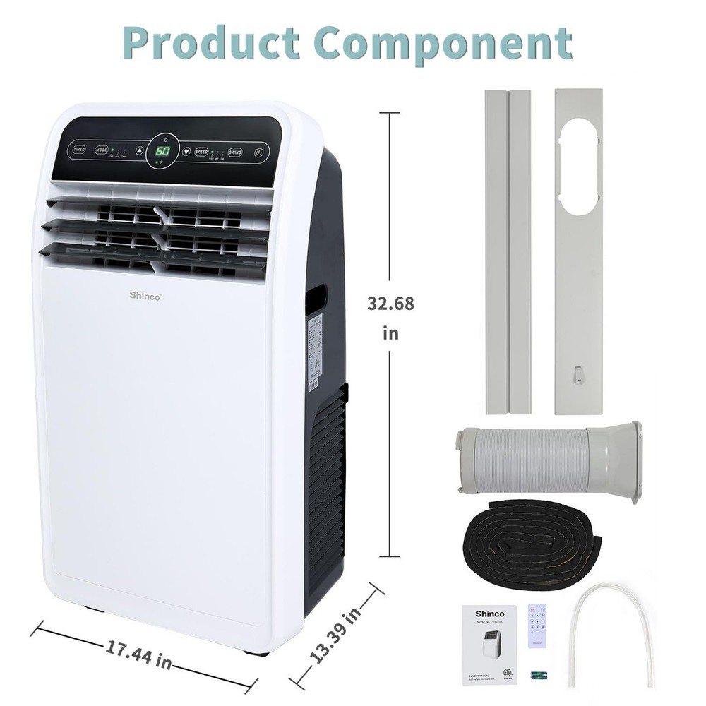 10000 BTU Portable Air Conditioner WiFi