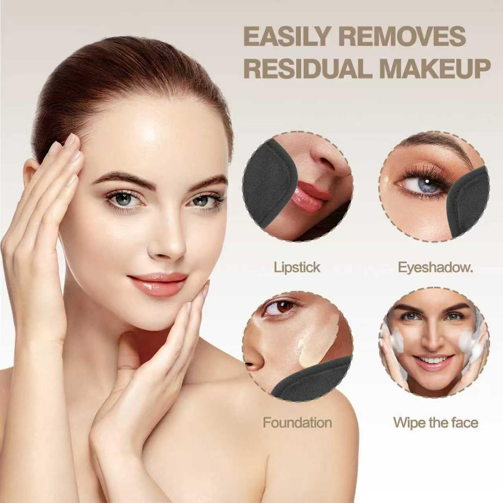 Makeup Remover Cloth 12 Pack, Super Soft and Reusable Microfiber Makeup Remover