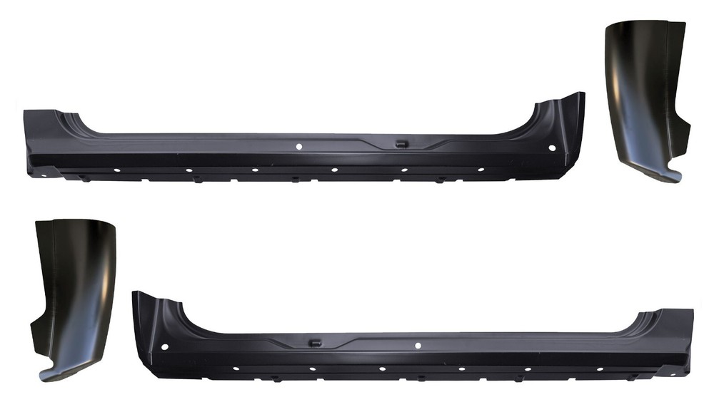 OE Style Rocker Panel Cab Corner Kit for 07-13 Chevy Silverado GMC Ext. Cab PAIR