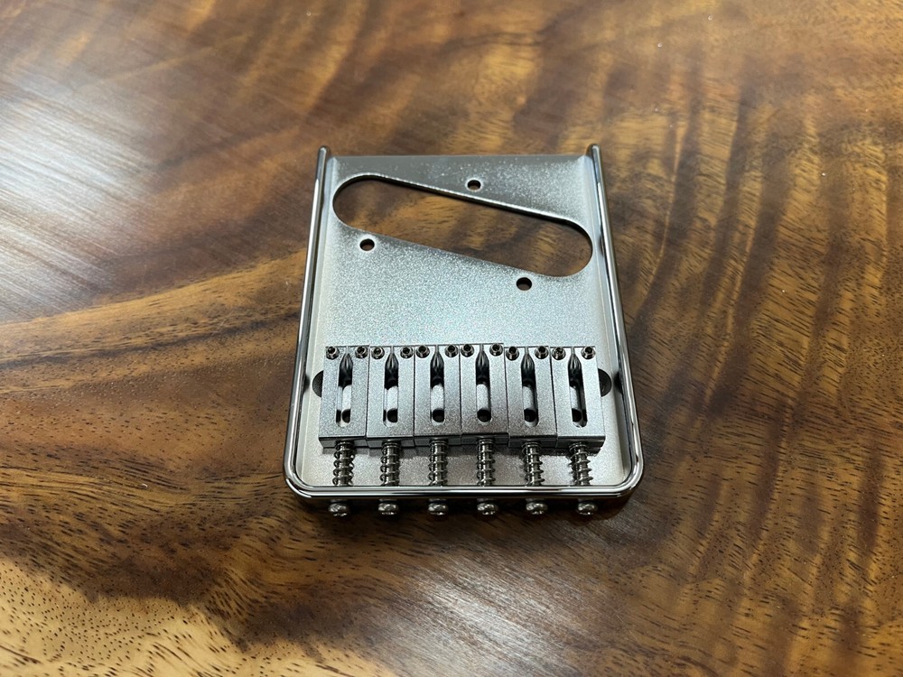 Aluminium Telecaster® Bridge- 4 HOLE 6 SADDLE