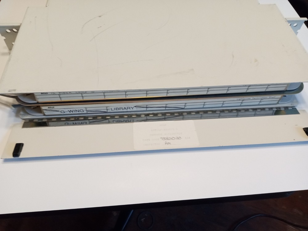 AT&T fiber optic lightguide termination/distribution shelf enclosure box