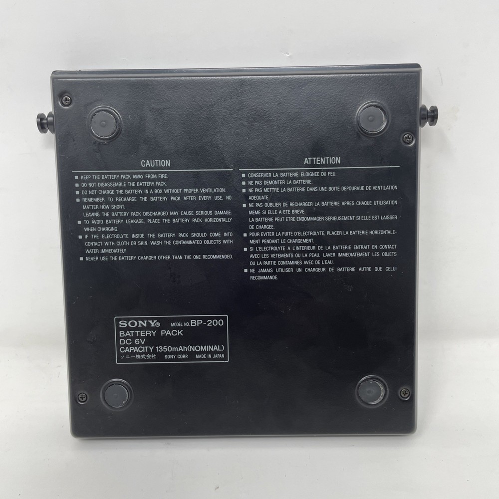 Original Battery pack Attachment model BP-200 For SONY cd player-untested