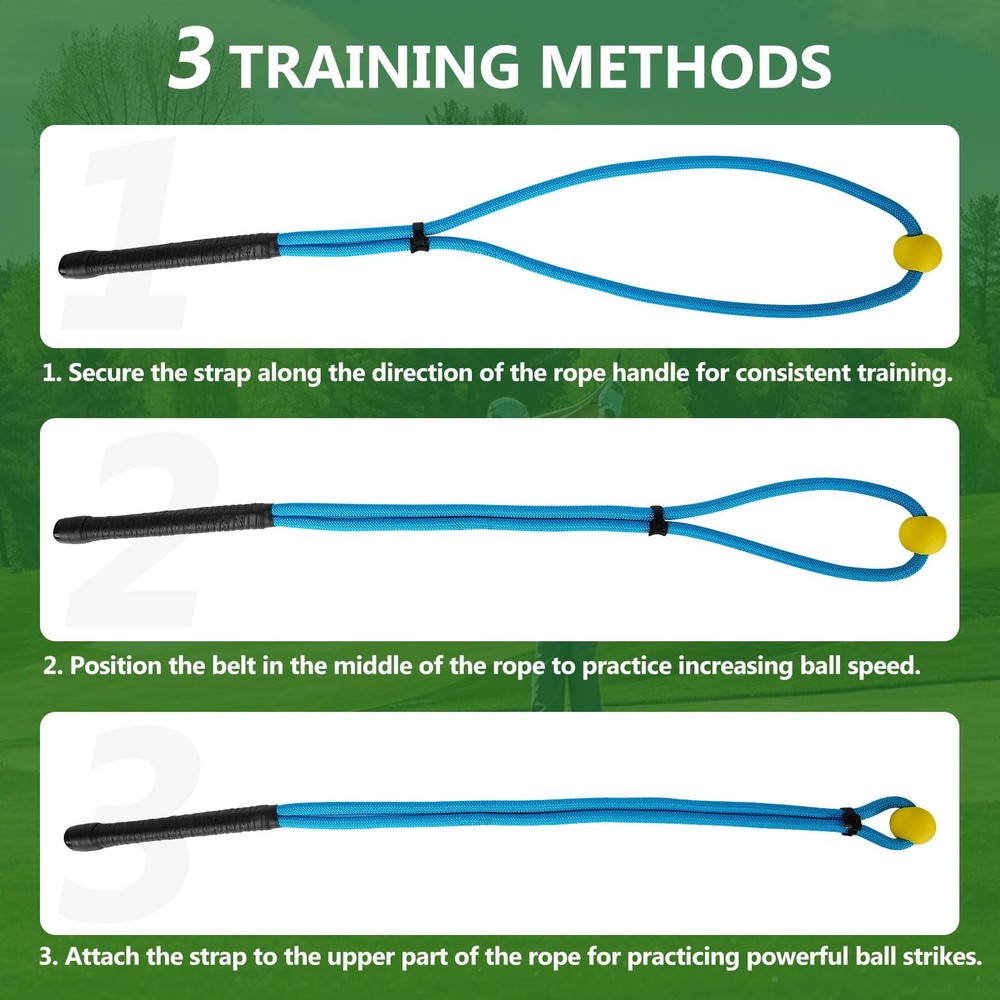 Golf Rope Swing Trainer Set-Golf Swing Training Aid,Improved Golfers Swing an...