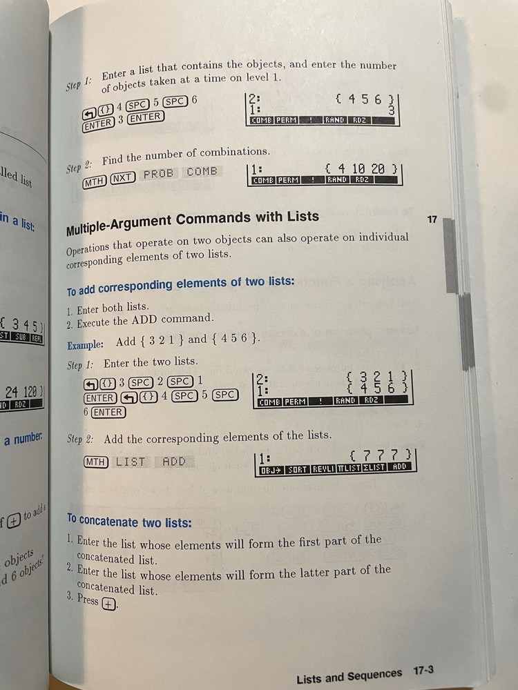 Hewlett Packard HP 48G Programmable Graphing Calculator User’s Guide 8th Ed