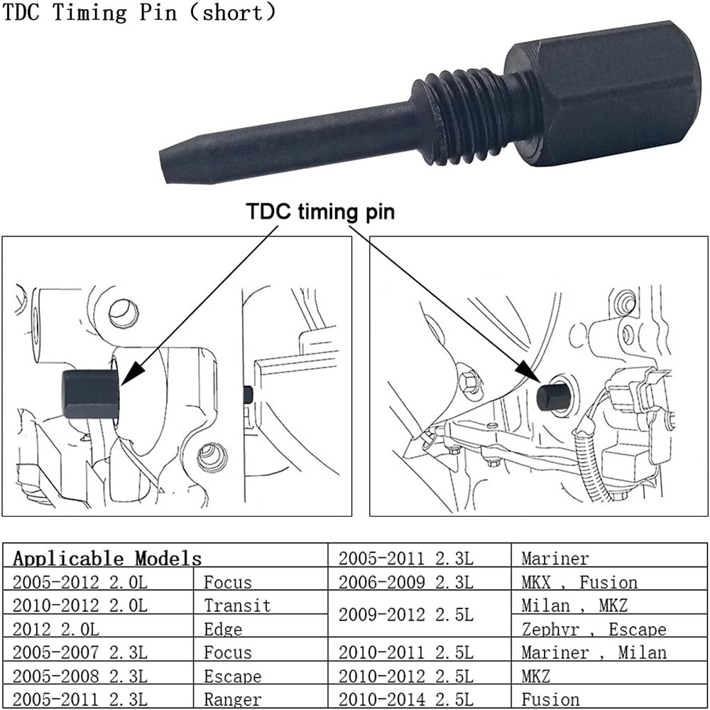 Camshaft Alignment Timing Tool Kit for Ford Mercury Mazda Engine Some Models
