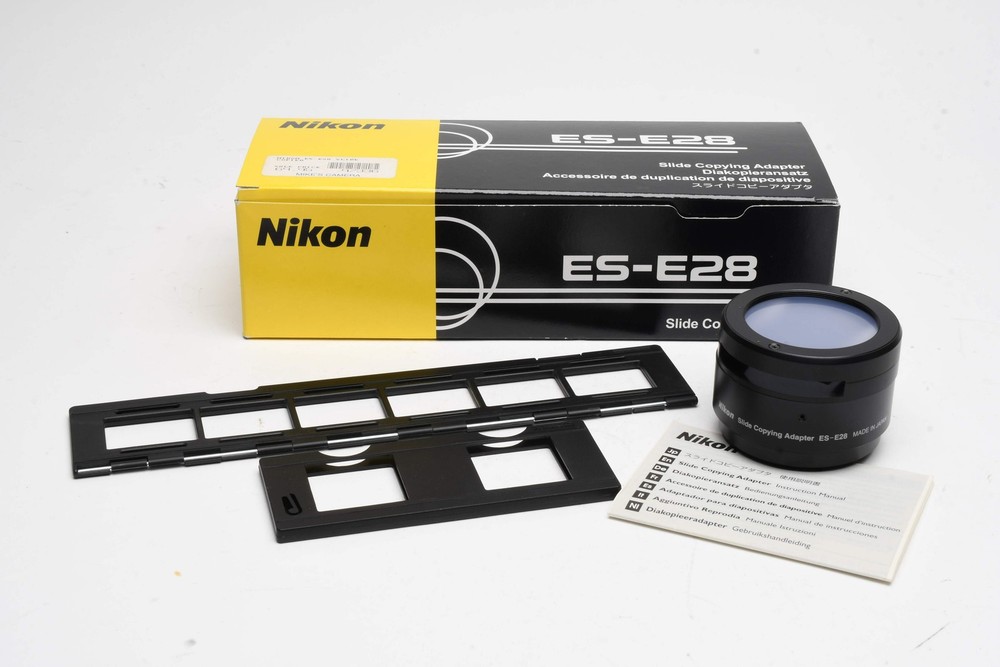 Nikon ES-E28 Slide Copying kit adapter, Boxed