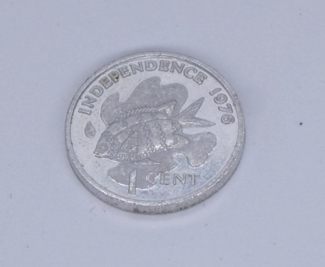 1976 SEYCHELLES 1 Cent Independence Proof Coin