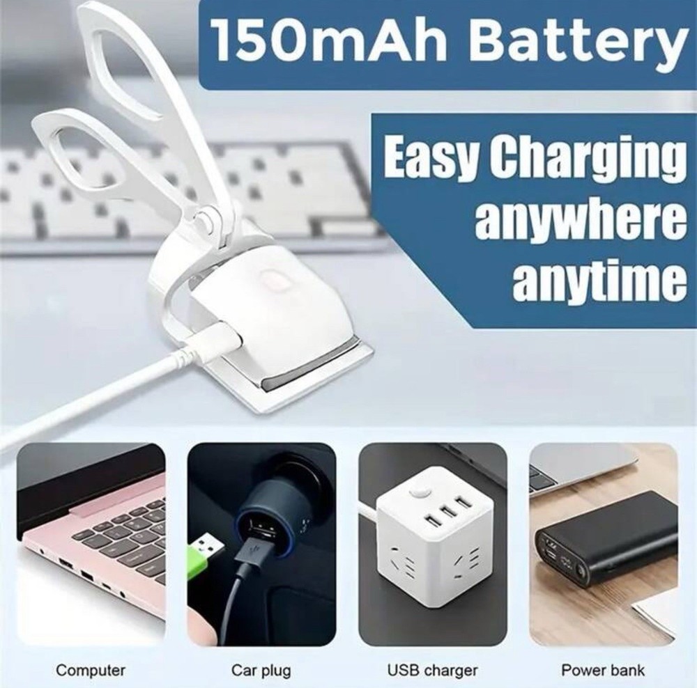 USB Rechargeable Eyelash Curler