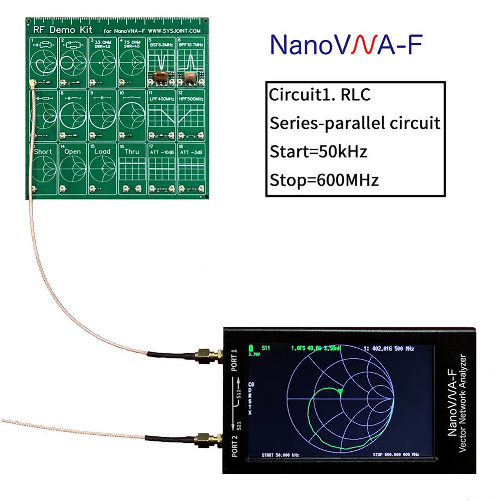 Radio Frequency RF Tester PCB Board Vector Network Analyzer Kit For Nano VNA-F