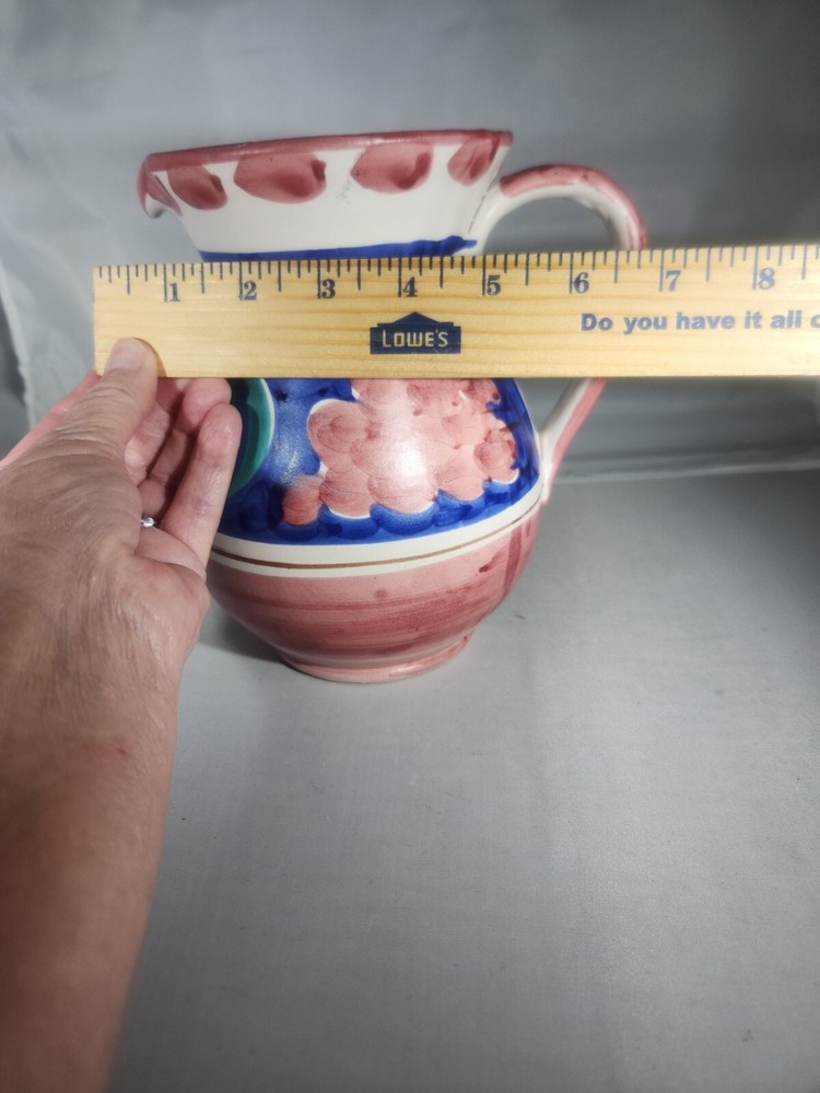 Sorrento Handpainted Ceramic Pitcher