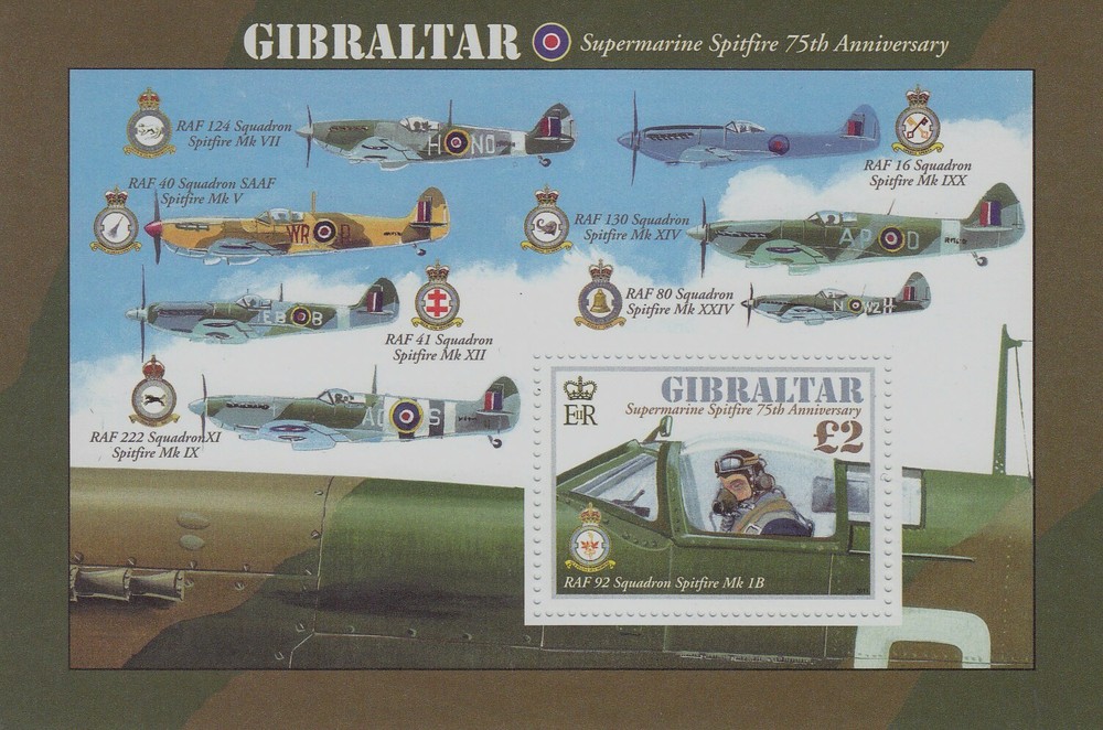 Gibraltar Issue 2011 (SS 104) Spitfire Aircraft