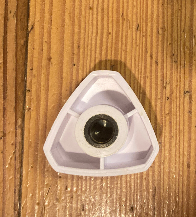 CTC Pasta Express Maker Model X2000 Part, Triangle Shaped Knob Front Plate White