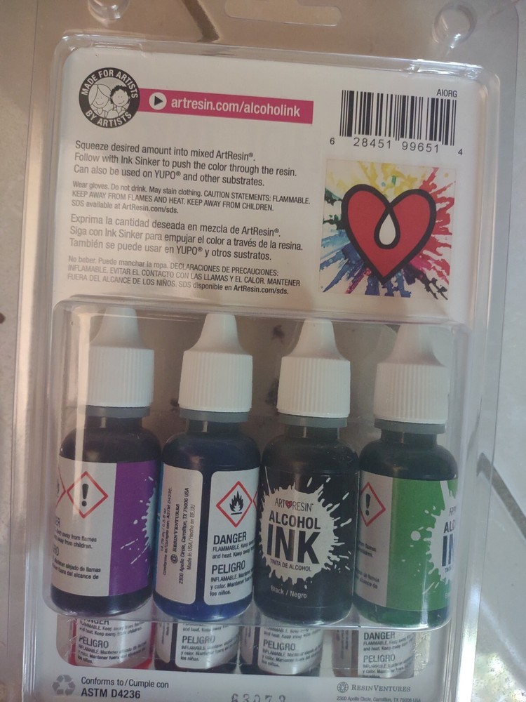 Alcohol Ink - 8 Pieces Set - #AIORG