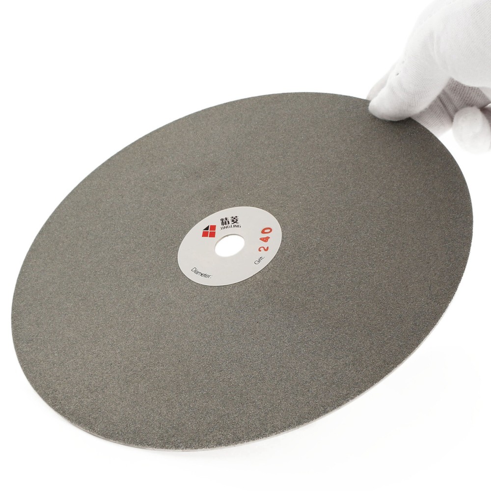 8" inch Diamond Grinding Disc Grit 240 Abrasive Wheel Flat Lap Disk Stone Tools