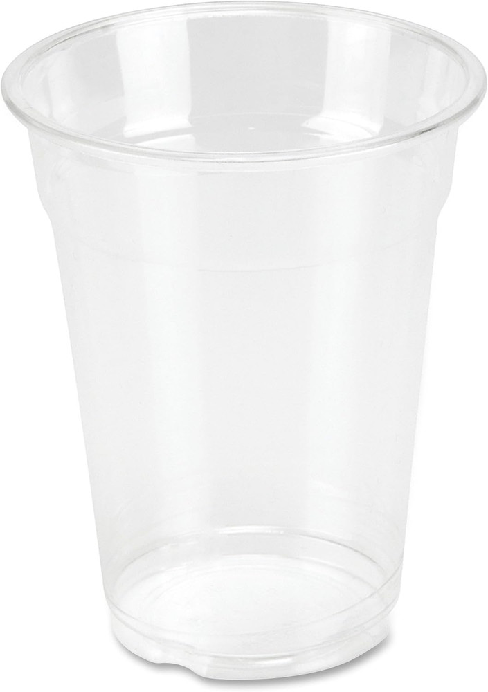 Clear Plastic Cup, 10Oz, for Cold Beverages, 25 Count