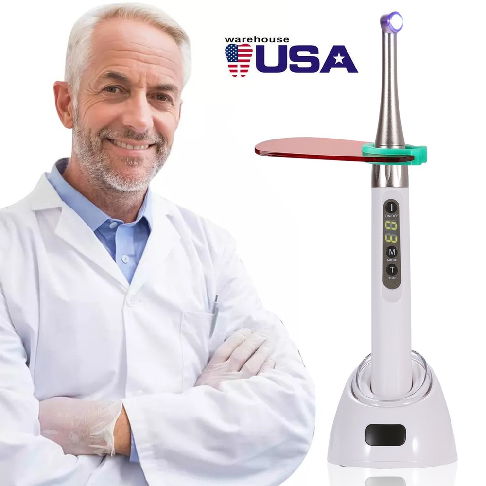 Dental iLED Curing Light Lamp Wireless 1 Second Curing 2500mw/c㎡