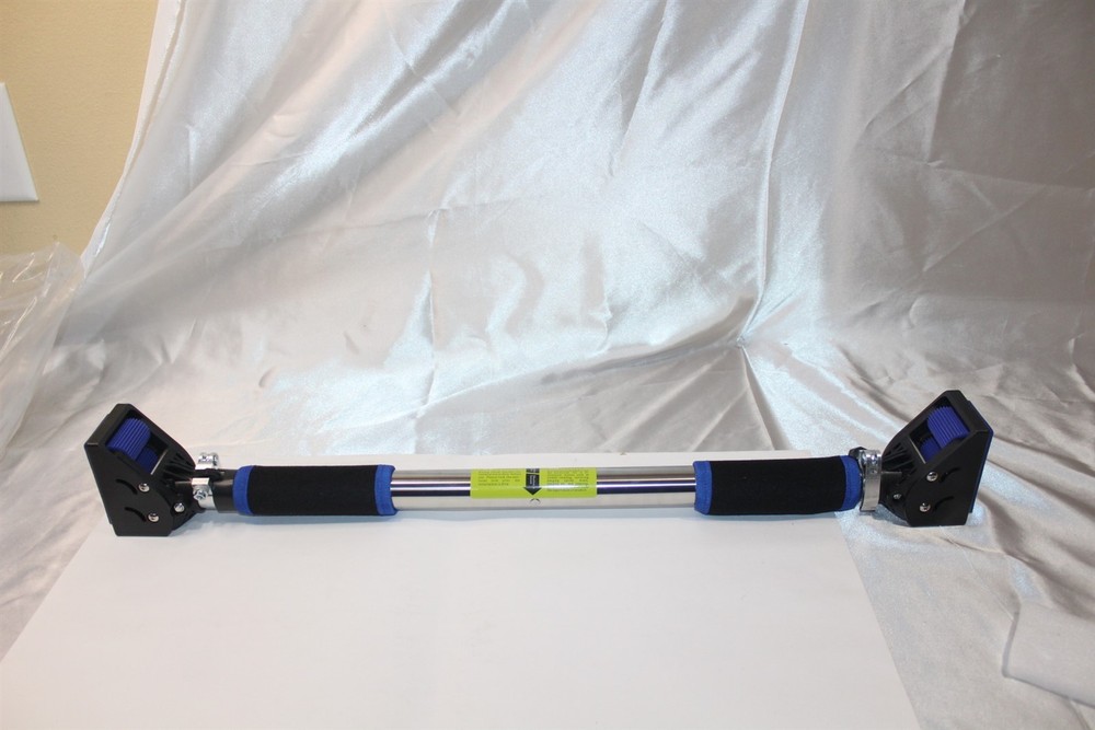 Exerciser Bar - Telescoping Adjustable, Fold Away 440 Max Pounds Pull Up, Sit Up