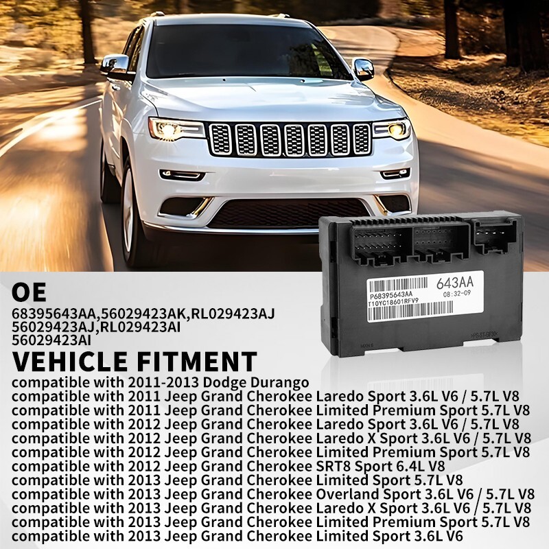 Programmed Transfer Case Control Module for Jeep Grand Cherokee Dodge Durango❇️