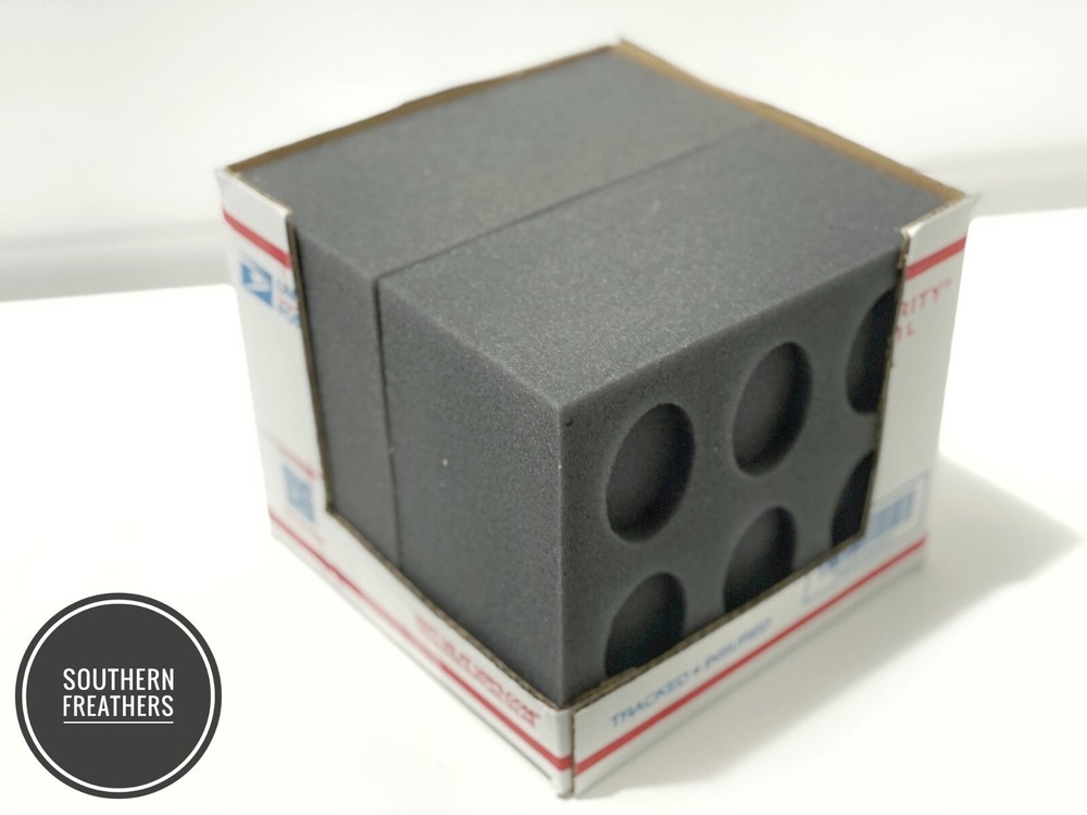 10 Kits 12 Hole Oblong Foam Egg Shippers