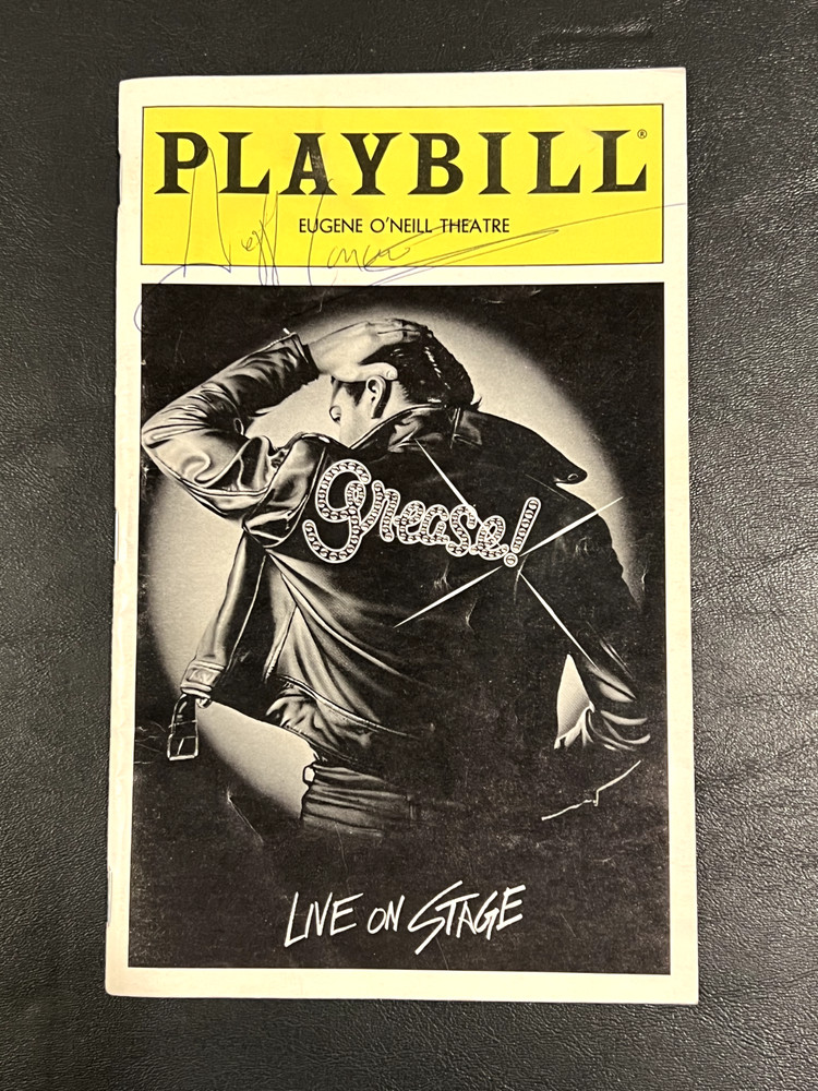 Grease Signed Playbill Jeff Conaway May 1997