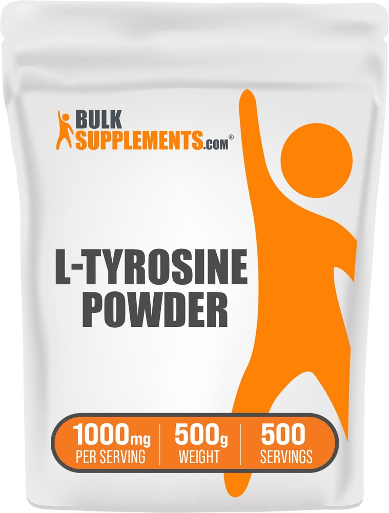 BulkSupplements L-Tyrosine - Promote Cognitive Function - 500mg Per Serving