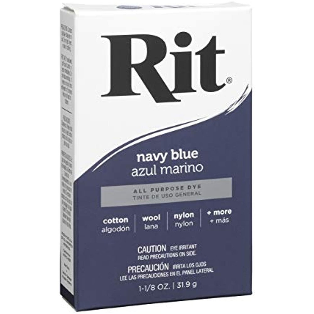 Rit, Navy Blue Purpose Powder Dye, 1-1/8 oz