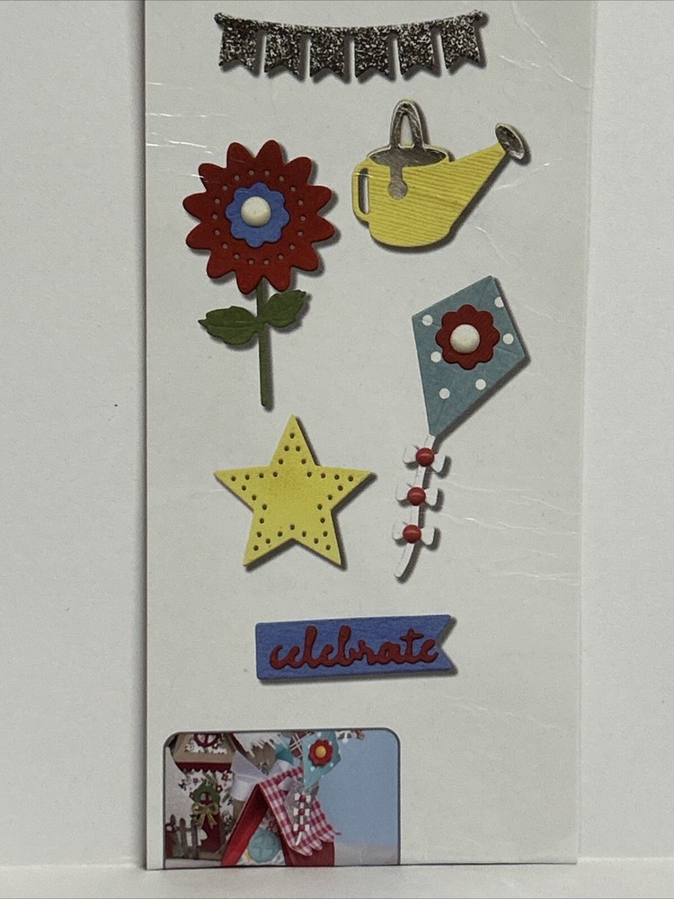 Lori Whitlock Thinlits 9 Dies Summer Embellishments Kite Sun 663189