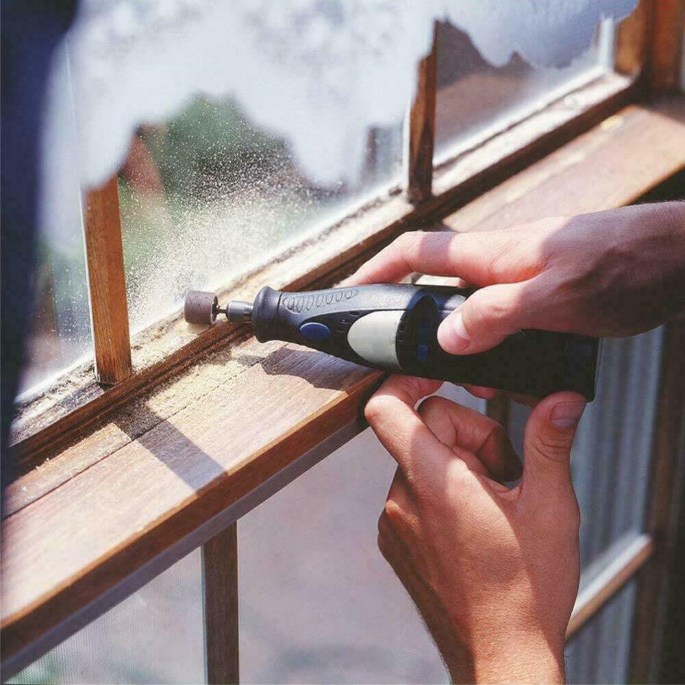 252pcs Sanding Drum Kit For Nail Drill Bits Dremel Accessories Rotary Tool+Box