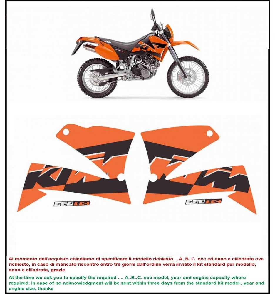 LC4 640 ENDURO 2005 - 2007 Compatible Kit