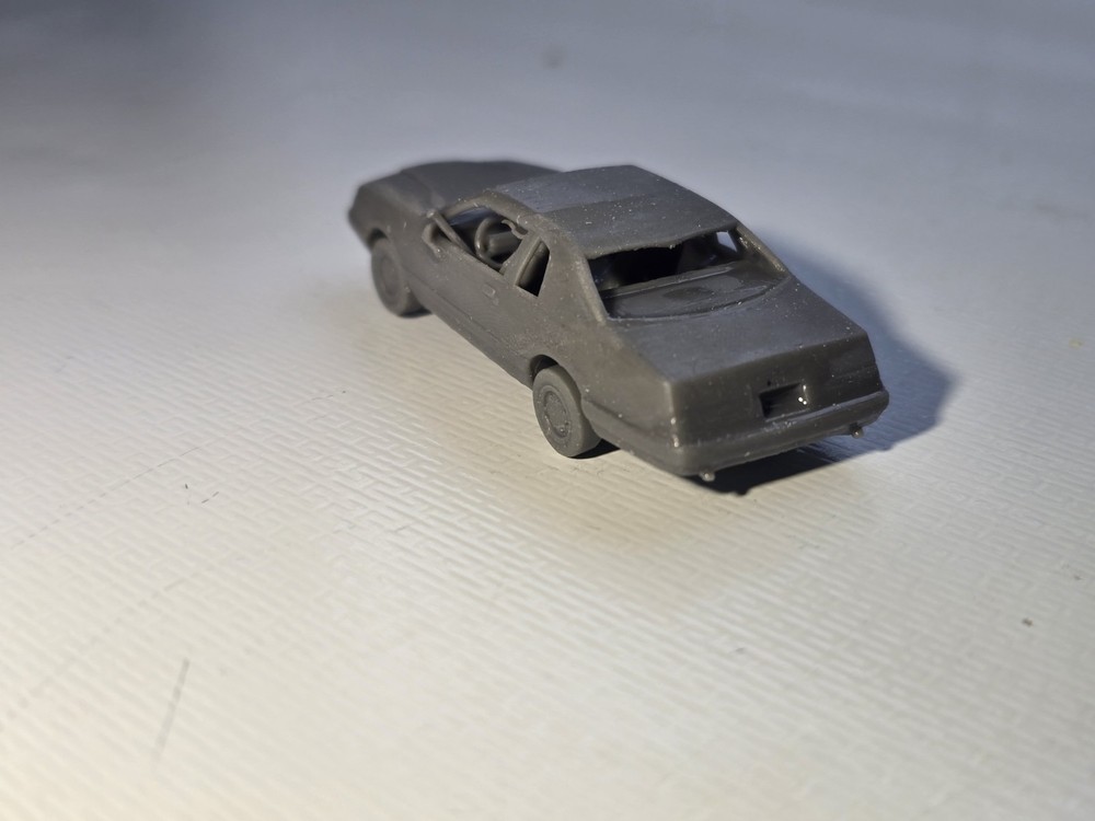 Ho Scale 1983 Ford Thunderbird Undecorated Kit 3d Printed
