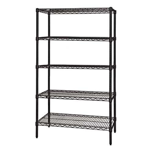 Quantum WR86-2160BK-5 Wire Shelving Unit