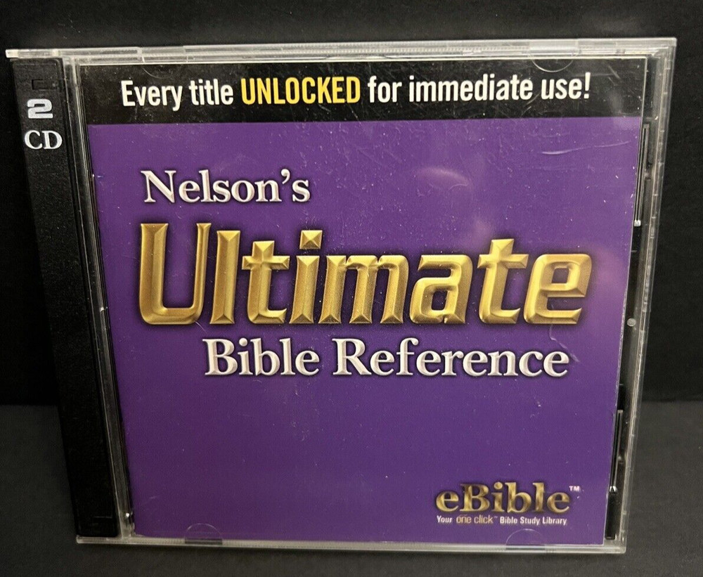 Nelson's Ultimate Bible Reference Library PC CD 2003 CD-Key Nelson Computer