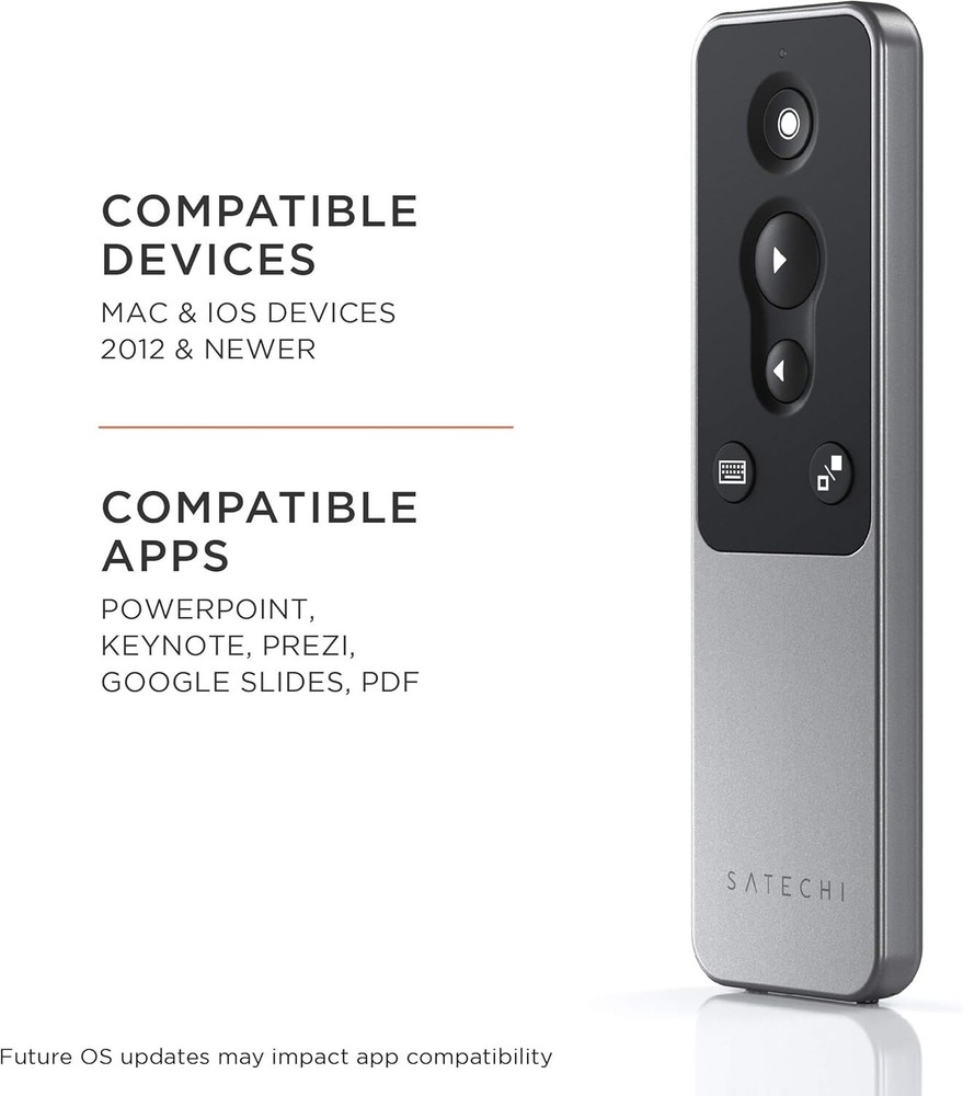 SATECHI R1 Remote Control for Bluetooth Presentations - Wireless Presenter