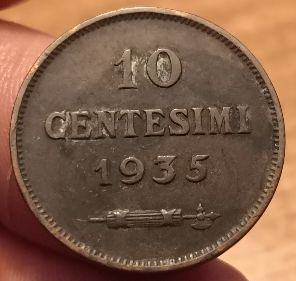 1935 10 Cent Coin, San Marino, Ref. 5556