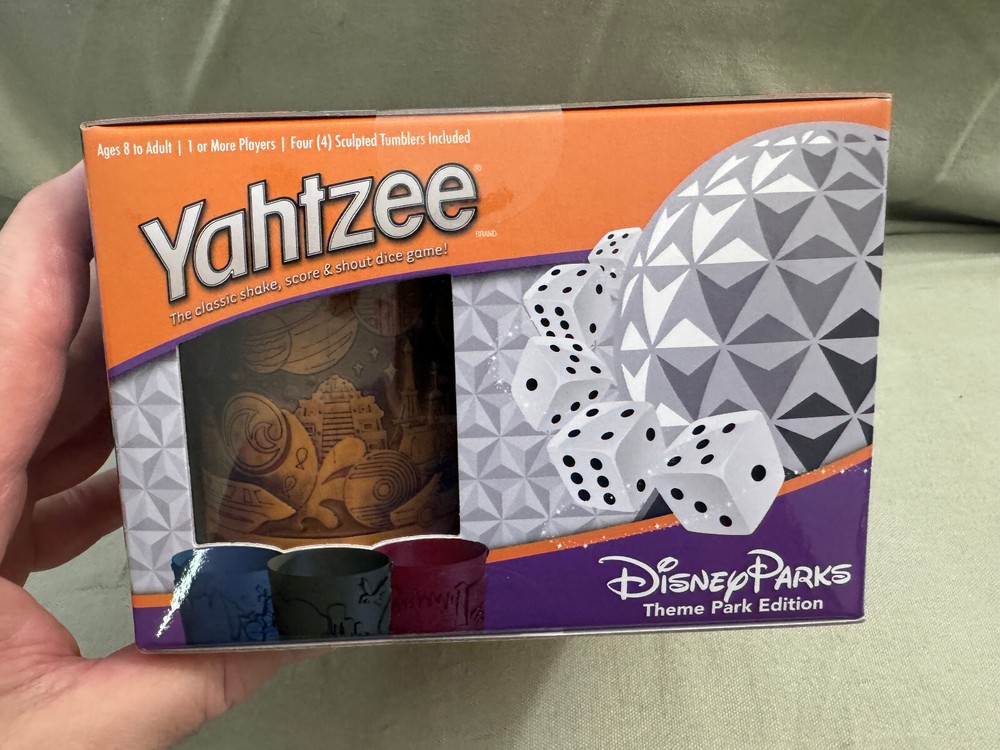 Disney Parks Yahtzee Game NEW