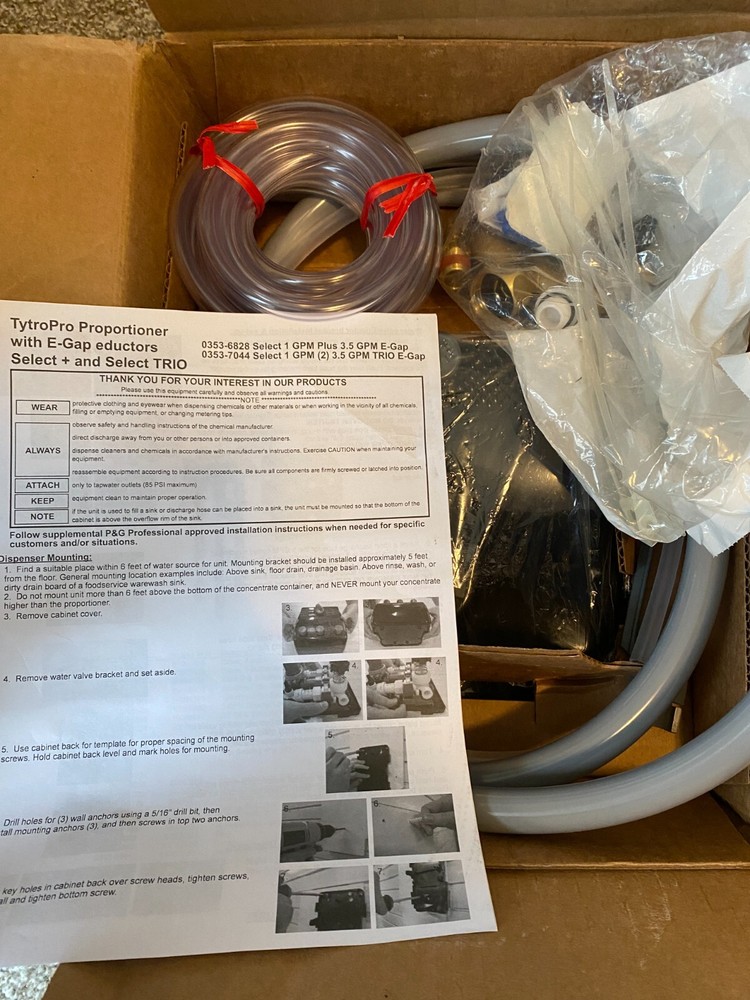 P&G TytroPro Proportioner with E-Gap eductors Model 39761 NEW