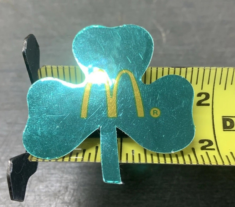 MCDONALD'S EMPLOYEE 4 LEAF CLOVER Sticker